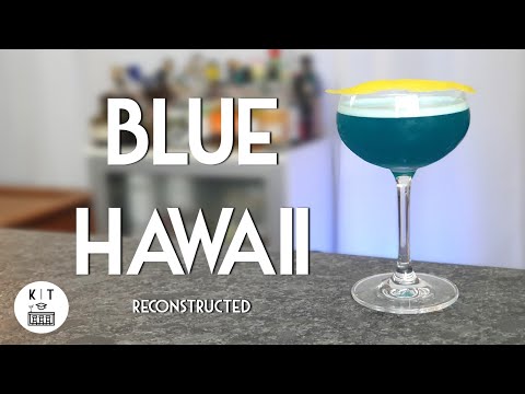 Blue Hawaii(an) (Reconstructed) - John DeBarys "Non-Tiki" Variante