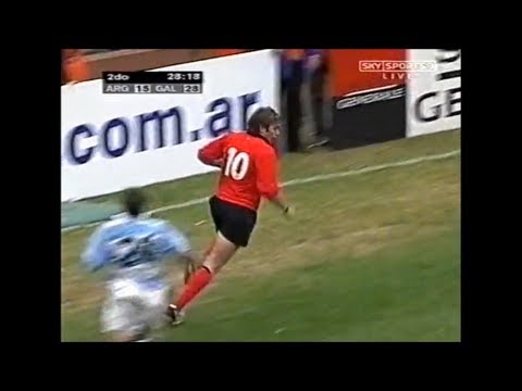 Nicky Robinson try vs Argentina 2004