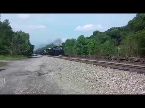 Steam Train Going Through Dayton Tennessee 21st Century Steam Anniversary Engine 630