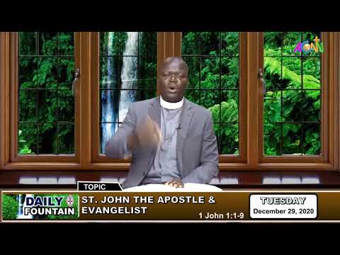 DAILY FOUNTAIN DEVOTIONAL FOR DECEMBER 29 2020 - THE VEN. GABRIEL OLANIPEKUN