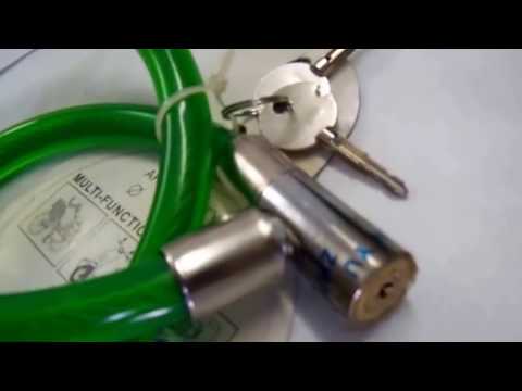 Trava Tranca Cadeado Anti Furto Bicicleta Moto Chave Tetra dest Rio Claro