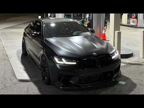 STRAIGHT PIPED BMW M5 COMPETITION 2023 | SOUNDS LIKE A TRAIN!!!