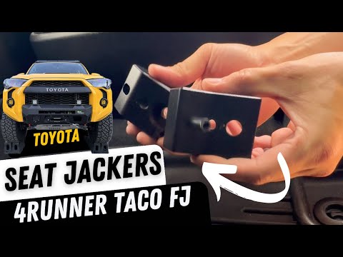 Quick Install 4Runner Tacoma FJ GX Seat Jackers from Cartrimhome