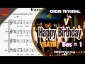 Happy Birthday [SATB] - Choir Tutorial
