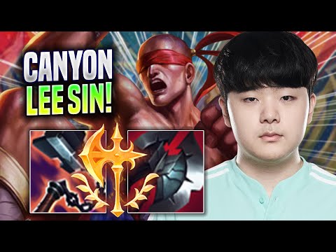 CANYON IS A MONSTER WITH LEE SIN! - DK Canyon Plays Lee Sin JUNGLE vs Nocturne! | Season 2022
