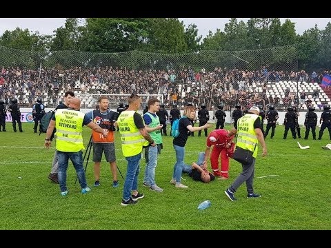 CSA Steaua a ratat promovarea în Liga 3, după 0-1 cu Carmen. Bătaie generală la final. Jucătorii, de