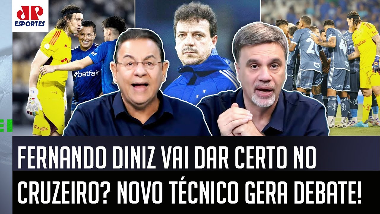 "Cara, o Cruzeiro CONTRATOU o Fernando Diniz e agora VAI TER QUE ENTENDER que..." VEJA DEBATE!