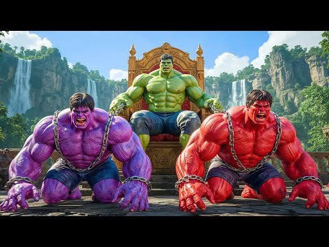 RED HULK vs HULK EPIC BATTLE! However, PURPLE HULK Unexpected SAVE Changes Everything!