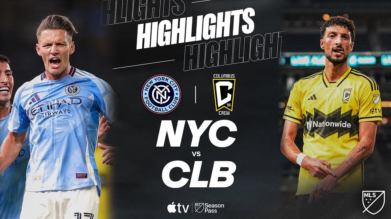 New York City FC vs Columbus Crew Highlights
