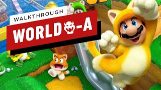 Super Mario 3D World Walkthrough - World Bowser-A: Motley Bossblob&#39;s Encore