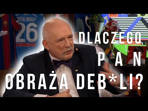 KORWIN pyta STANOWSKIEGO dlaczego obraża DEB*LI