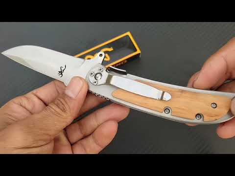 มีดพับBrowning :  Stainless  Steel  ทรัมดิส