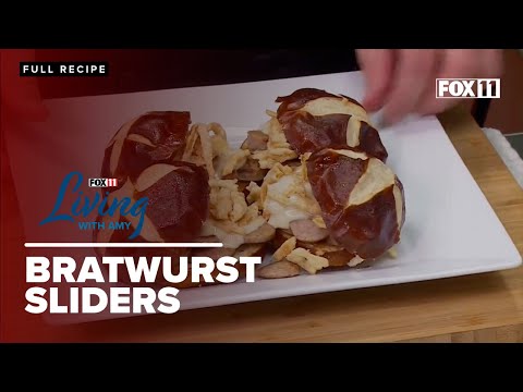 Brat sliders recipe for game watch, tailgate party