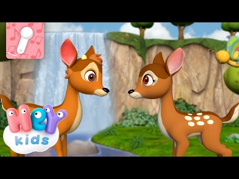 À la claire fontaine 🎤 KARAOKÉ | HeyKids en Français