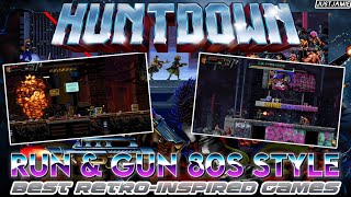 Huntdown Gameplay #pixelgames #retrogaming #retrogames