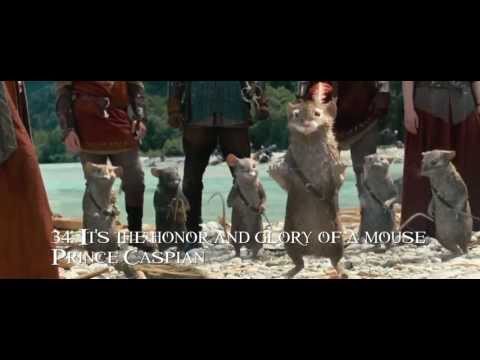 Reepicheep and Aslan "It's the honor and glory of a mouse"