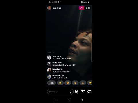 Squid22nice aka Squidnice says he doesn't do percs ON LIVE SCREEN RECORDED