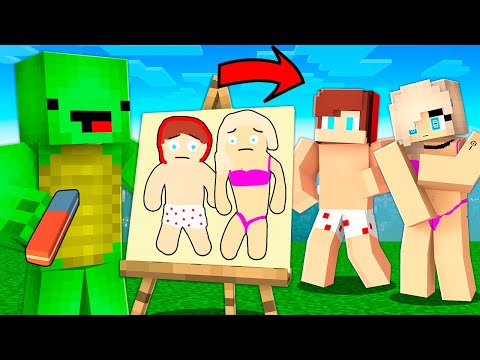 INSANE PRANK with DRAWING MOD in Minecraft!!