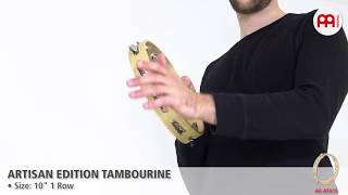 Video thumbnail for MEINL Percussion - Artisan Edition Tambourine, 1 Row by MEINL Percussion Official