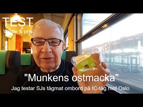 2018-12 -28 MUNKENS OSTMACKA Jag testar en god ostmacka i SJs bistrosortiment