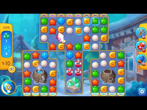Fishdom Game  Level 5196 walkthrough