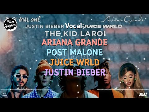 The Kid LAROI & Justin Bieber - STAY (Lyrics) feat. Juice WRLD, Post Malone & Ariana Grande [Remix]