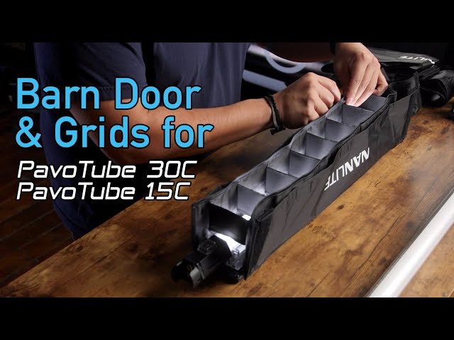 Video Teaser für How to Use the NanLite PavoTube Barn Door and Grid: Ultimate Light Control
