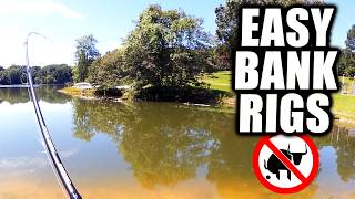 Summer Fishing From The Bank With TWO Easy Rigs (Easy Bank Fishing)