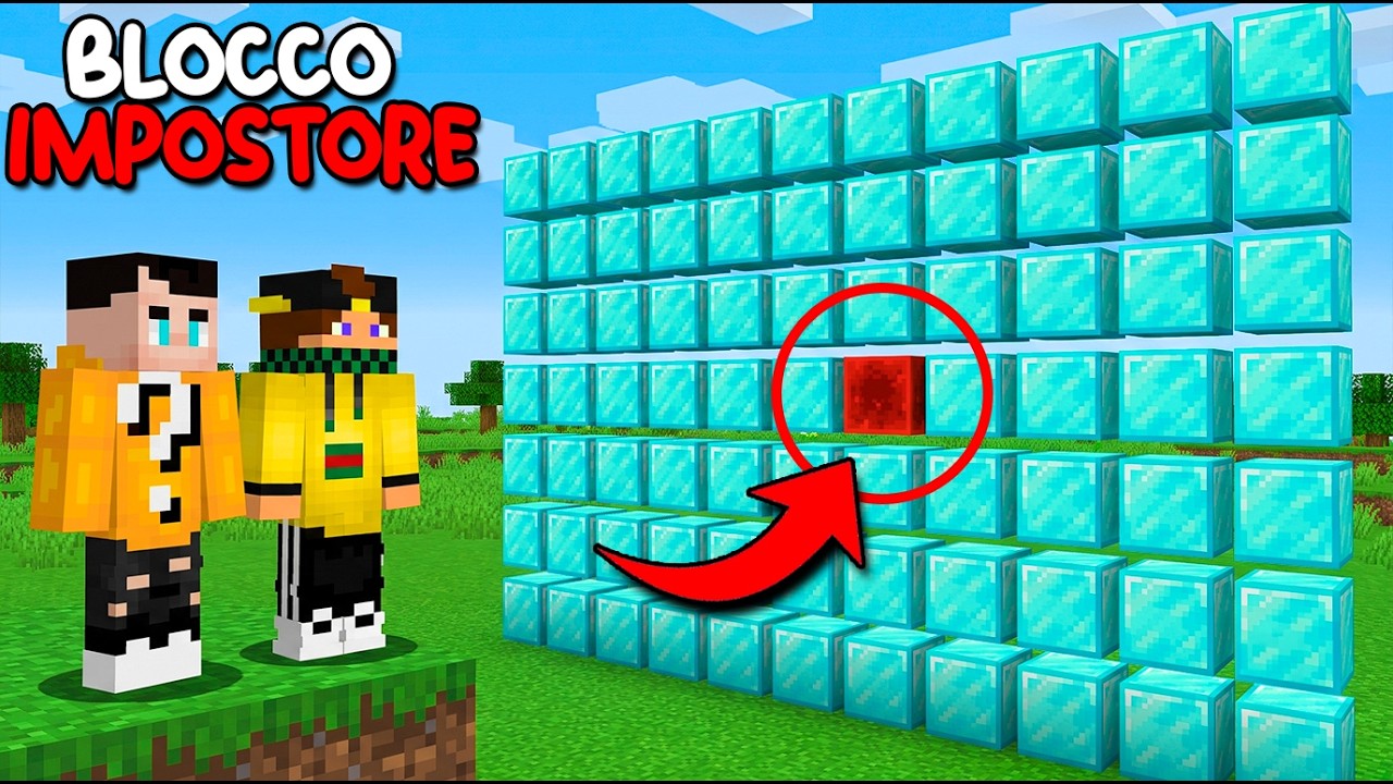 TROVA IL BLOCCO IMPOSTORE MINECRAFT