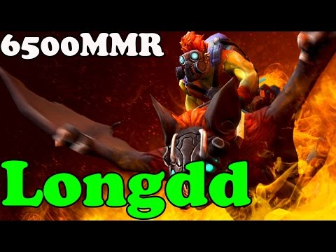 Dota 2 - Longdd 6500 MMR Plays Batrider - Ranked Match Gameplay