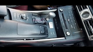 How to Remove Center Console from 2014 Lexus IS250 for Repair.