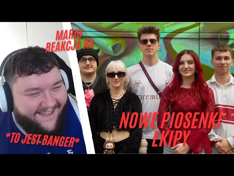 MARIO REAKCJA na NOWE PIOSENKI EKIPY (LABUBU, NOC JEST DLA NAS, SANTA CRUZ)