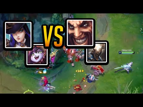 Saber Caitlyn Lulu vs Draven Pantheon
