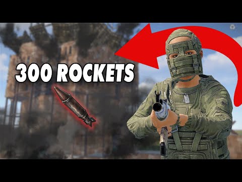 They Used 300 Rockets to Raid Our Base in Rust [ONLINE DEFENSE]