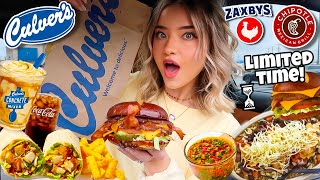 Eating Only LIMITED TIME FAST FOOD MENU ITEMS For 24 HOURS!!