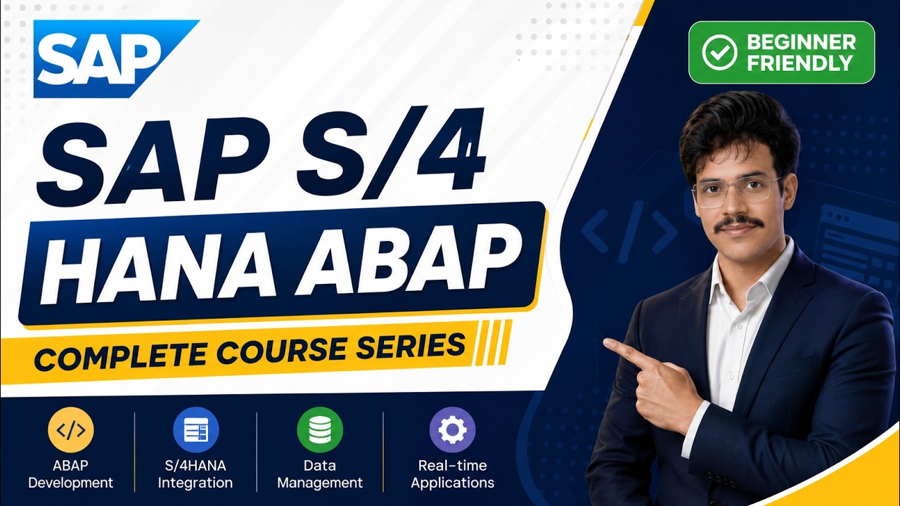 SAP S/4 HANA ABAP Training Video