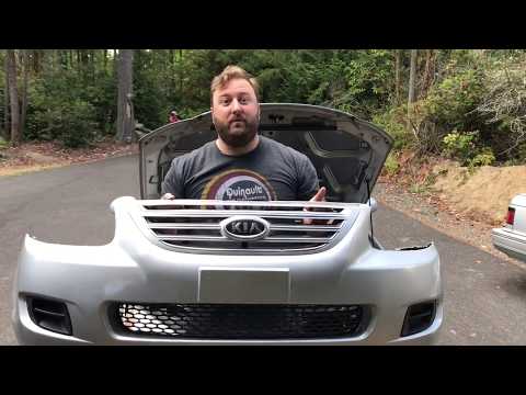07 Kia Spectra Bumper replacement/Automotive Touchup Paint review