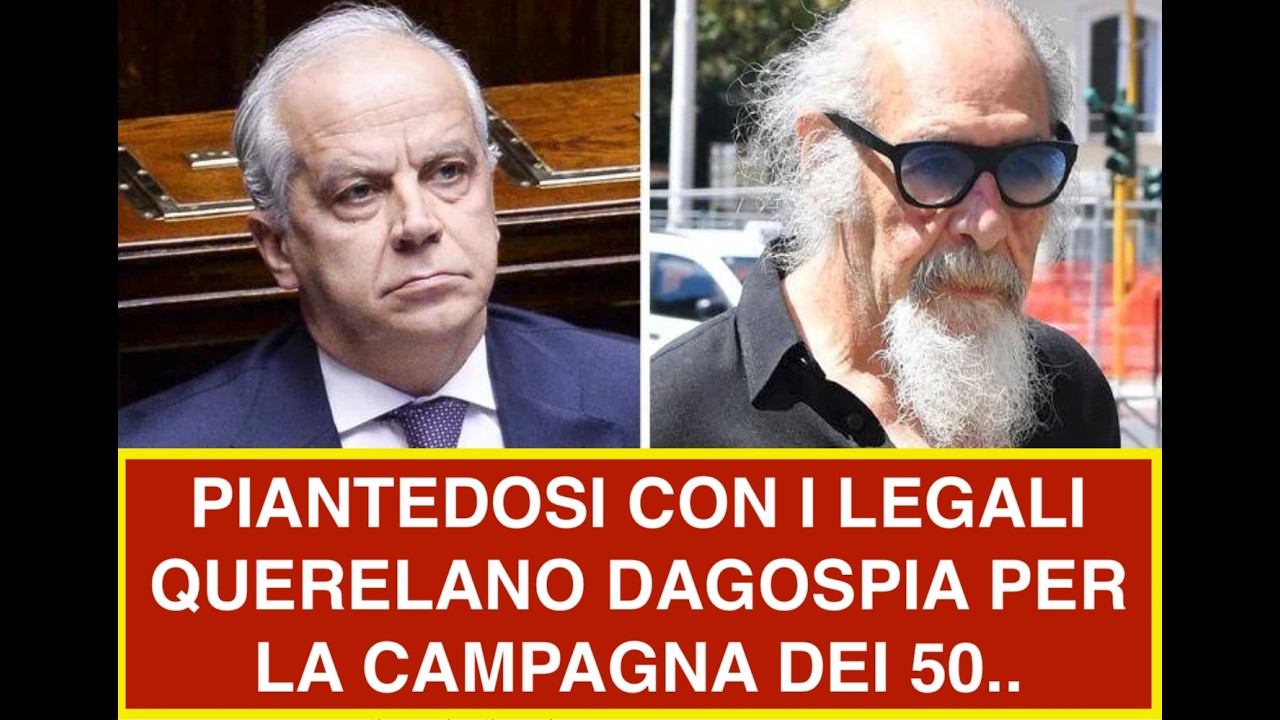 PIANTEDOSI CON I LEGALI QUERELANO DAGOSPIA PER LA CAMPAGNA DEI 50..