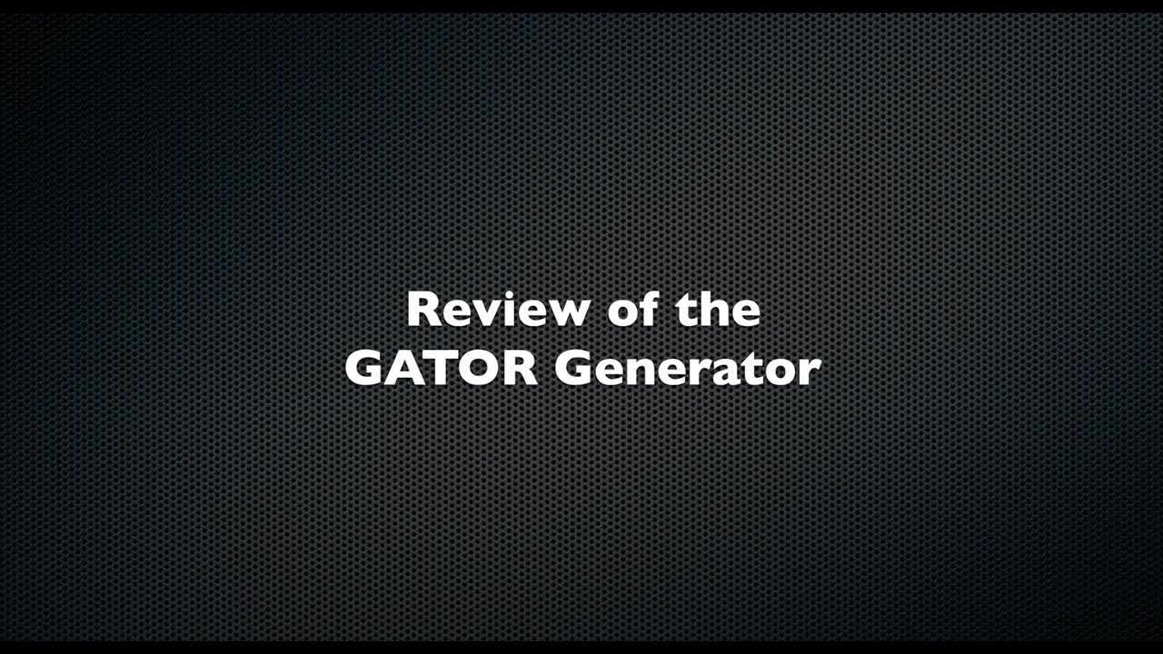 Introducing the GATOR Generator