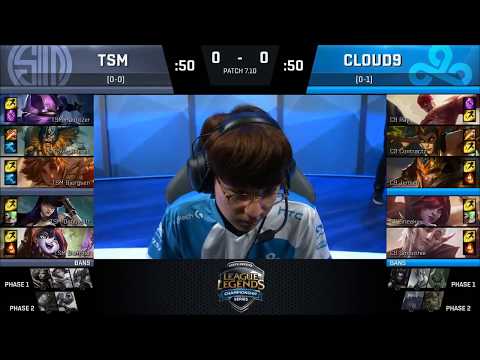TSM vs C9 Highlights Game 1 | NA LCS Summer 2017 | Team Solo Mid vs Cloud9