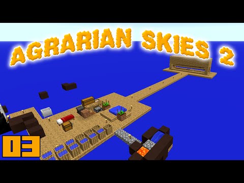 Hypnotizd - Minecraft Mods Agrarian Skies 2 - MOB FARM !!! [E03] (Modded Skyblock)
