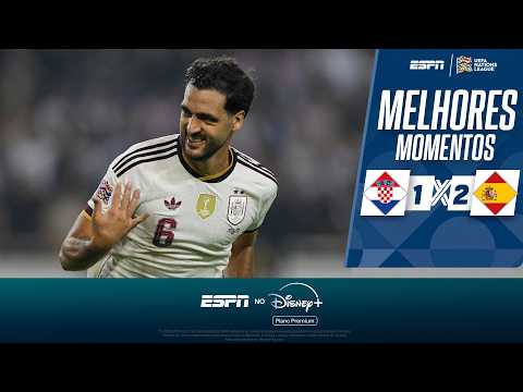 Gols e melhores lances de Croácia x Espanha