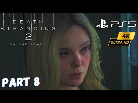 DEATH STRANDING 2 ON THE BEACH Walkthrough Gameplay Part 8 - TOMORROW | PS5 4K 60FPS