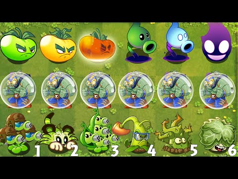 Pvz 2 Challenge - Every Plants Vs Hamster Ball Smashing Gargantuar Zombie - Who 's Strongest Plant ？