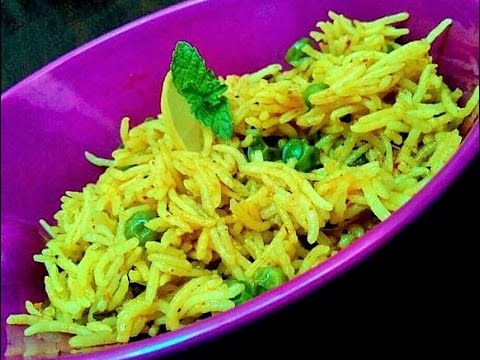 Peas Pulav (Spicy Matar Pulav) | Matar Pulao – Veg Pulao Recipe Video