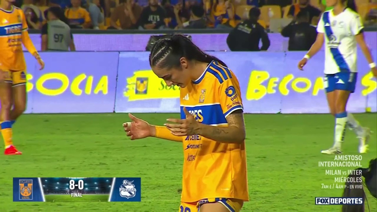 🔥 ¡APLASTANTE GOLEADA! | Tigres 8-0 Puebla | HIGHLIGHTS | Jornada 1 | Liga MX Femenil 2026