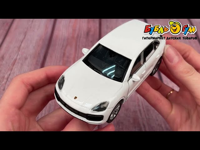 Машинка Porsche Cayenne Welly металлическая инерционная 1:38 - видео