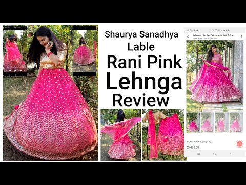 मेरा पिंक लहँगा | Rani Pink lehnga review & wear test | RARA | affordable lehnga for prewedding Video