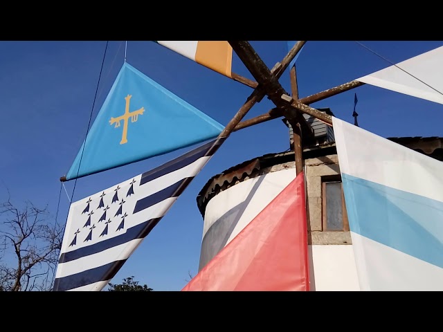 Vídeo relacionado con Bandera pequeña de las naciones celtas de 90 x 60 cm