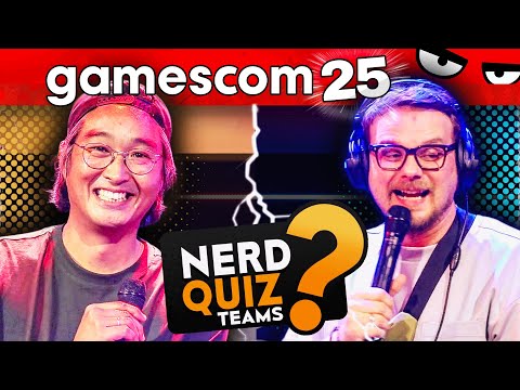 Kampf der Giganten beim Team NERD QUIZ auf der gamescom 2025! Fabian & Budi vs. Ede & Matthias